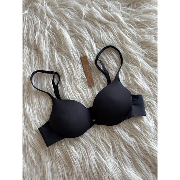 Skims Ultimate Push up Plunge Bra Onyx Size 32A - Picture 3 of 7